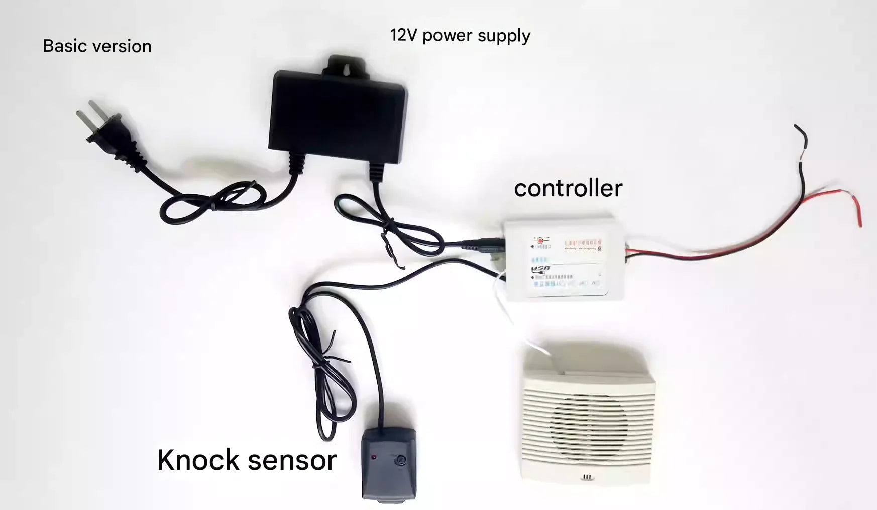 ‌Knock-Sensitive Lock Release/Rhythm-Sequence Decoder