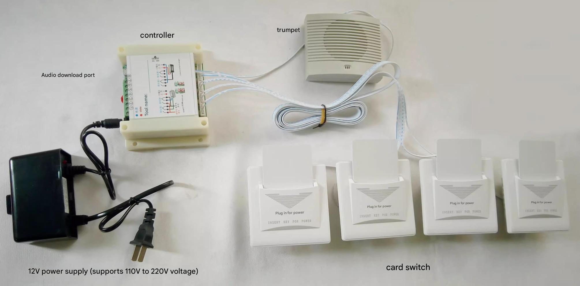 card-activated power mechanism
