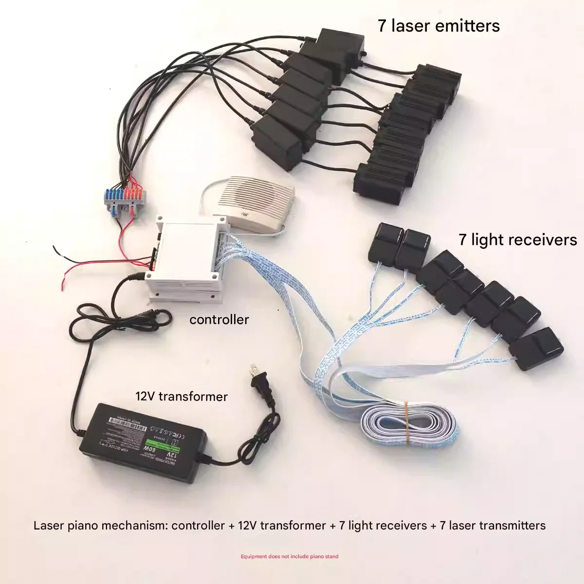 ‌Laser Harp Music Lock