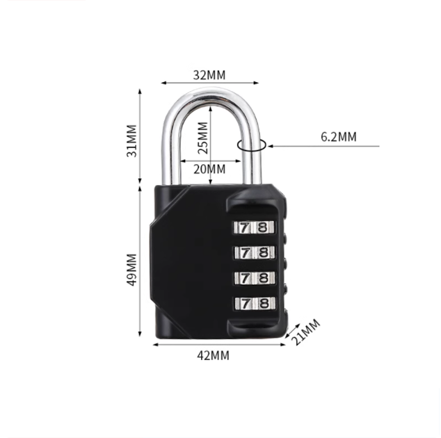 Combination Lock, Padlock, Escape Room Props