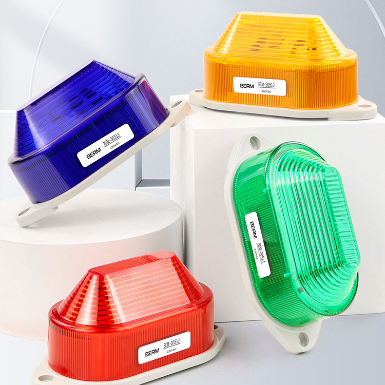 Industrial Alarm Light (12V) - Silent & Audible Modes for Escape Rooms(BE102)