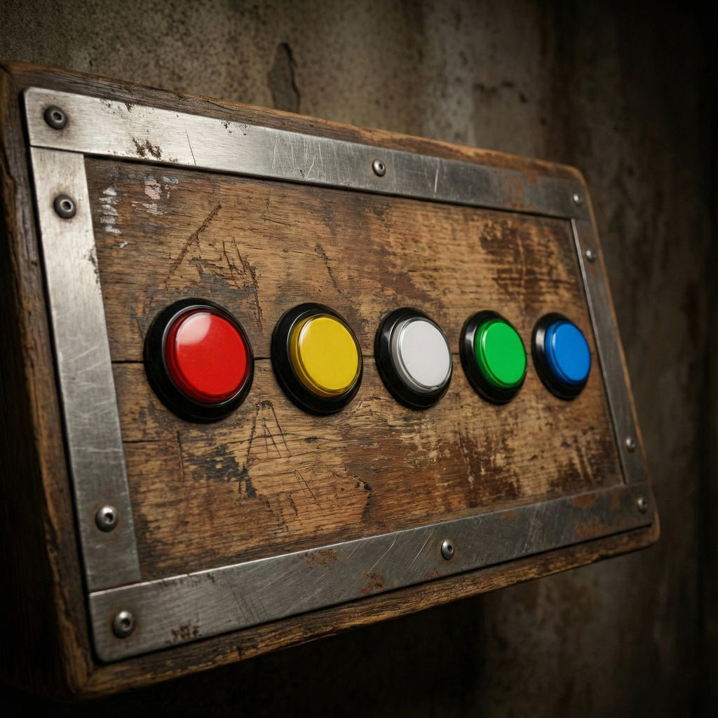 45mm Round Illuminated Push Button Switch - Momentary (BE103)