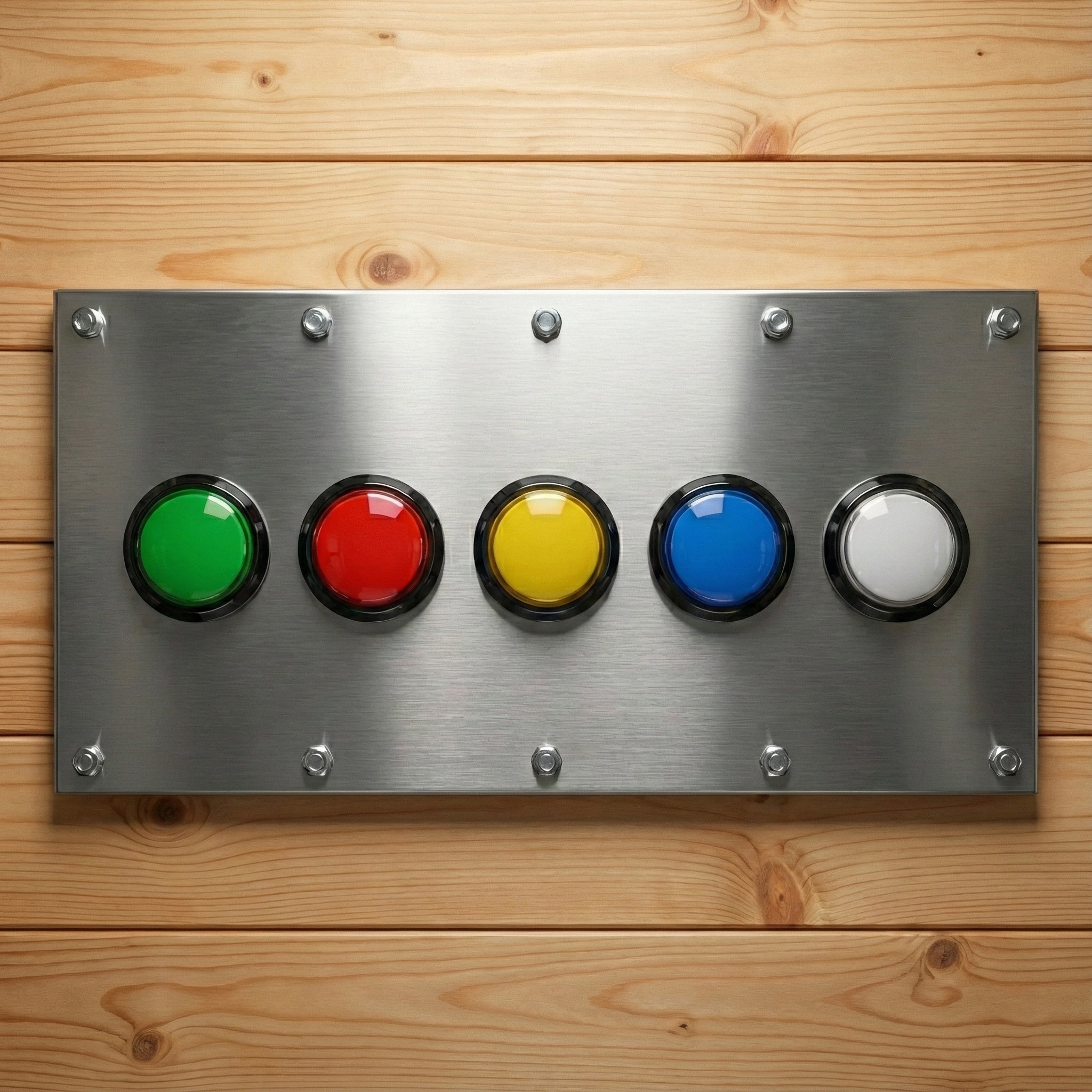 100mm Round Illuminated Push Button Switch - Momentary (BE105)