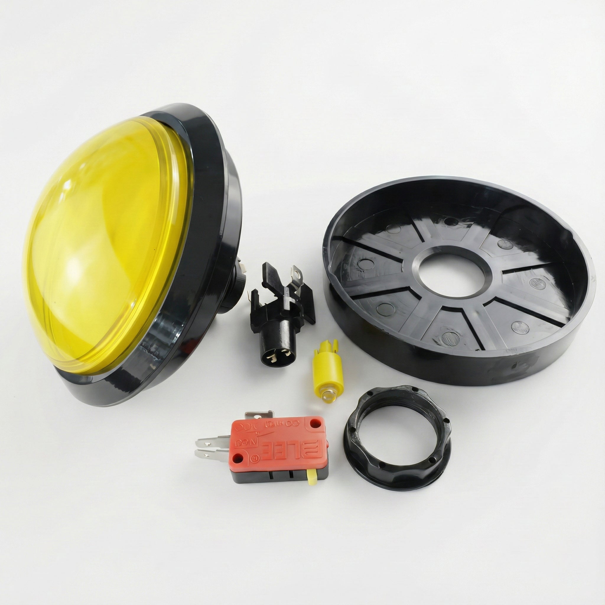 100mm Round Illuminated Push Button Switch - Momentary (BE105)