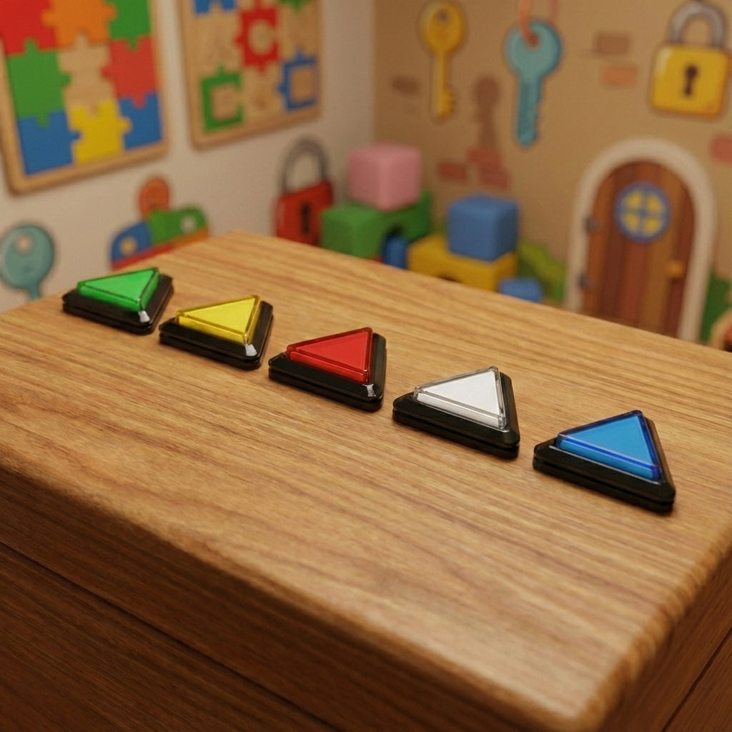 Triangle Illuminated Push Button Switch - Momentary(BE107)