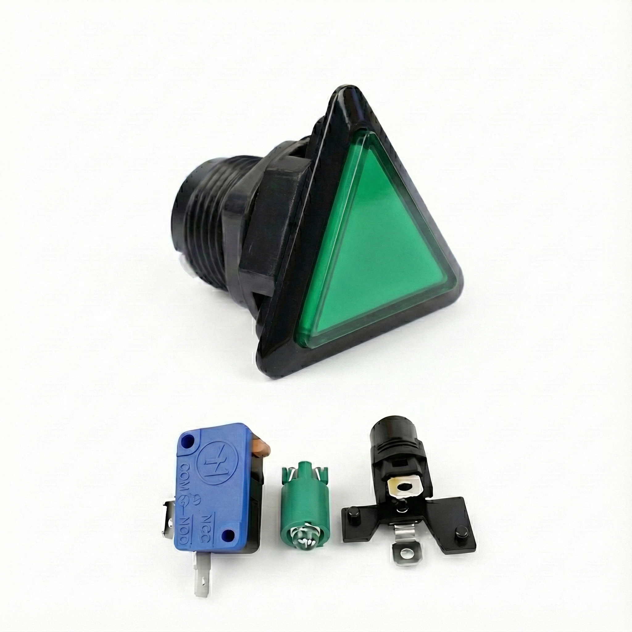 Triangle Illuminated Push Button Switch - Momentary(BE107)