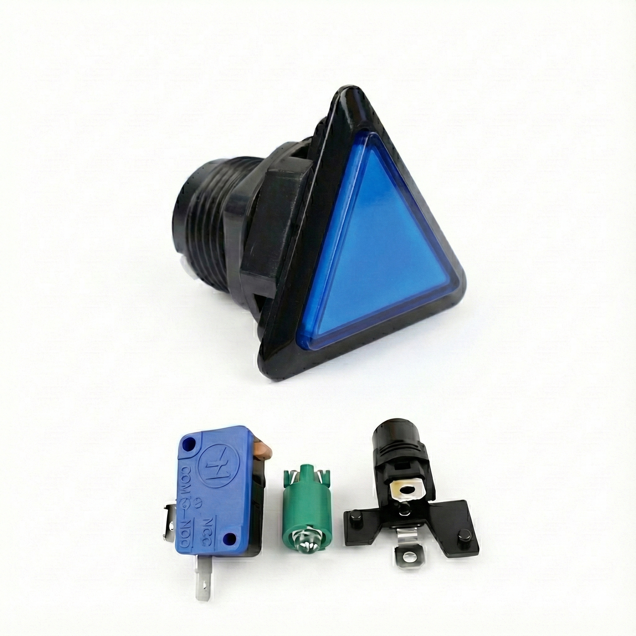 Triangle Illuminated Push Button Switch - Momentary(BE107)