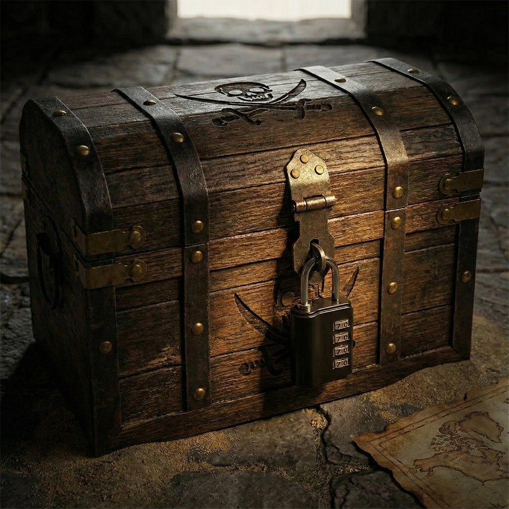 Anti-Reset 4-Digit Padlock with Manager Key (Code Recovery Function) for Escape Rooms(BE108)