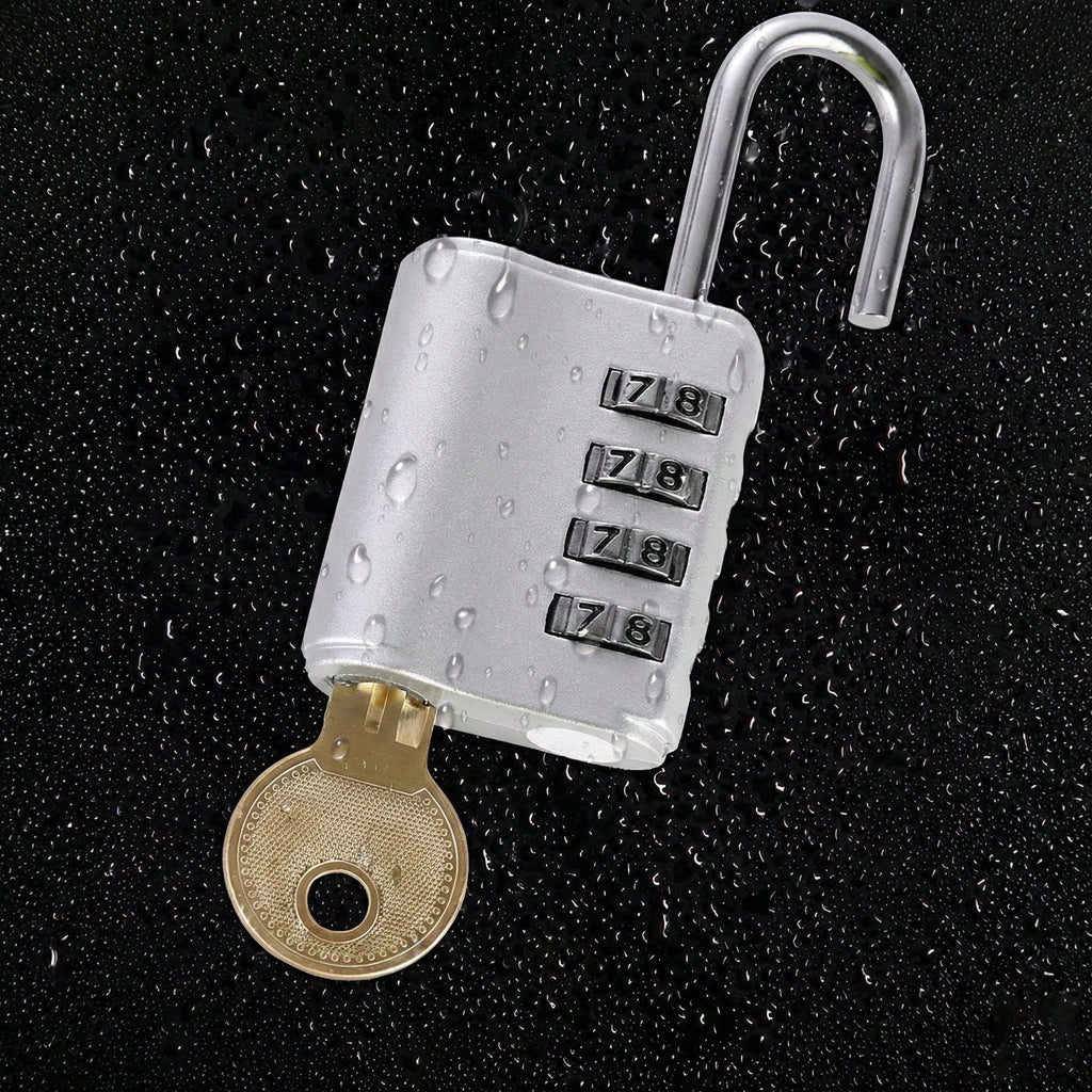 Anti-Reset 4-Digit Padlock with Manager Key (Code Recovery Function) for Escape Rooms(BE108)