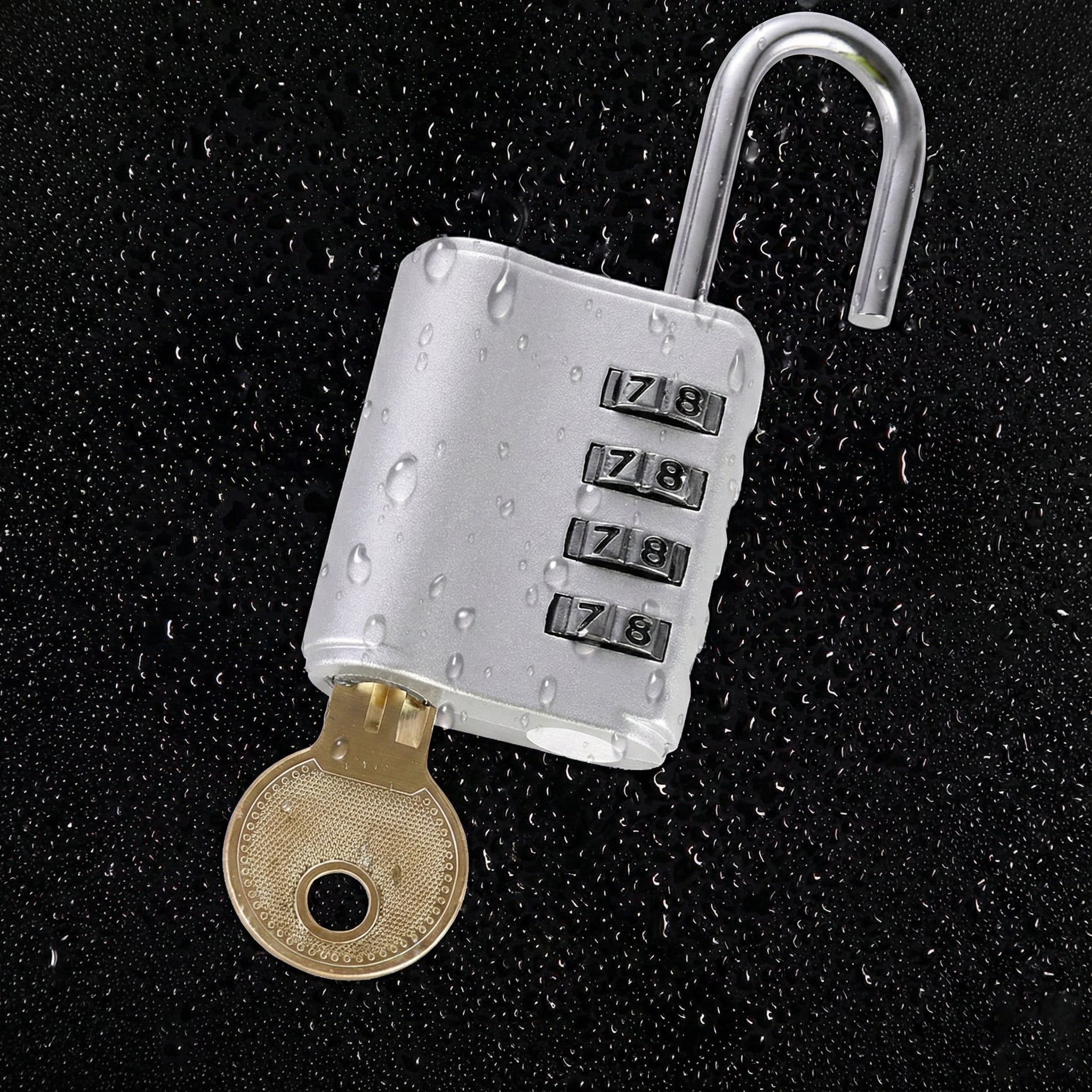 Anti-Reset 4-Digit Padlock with Manager Key (Code Recovery Function) for Escape Rooms(BE108)