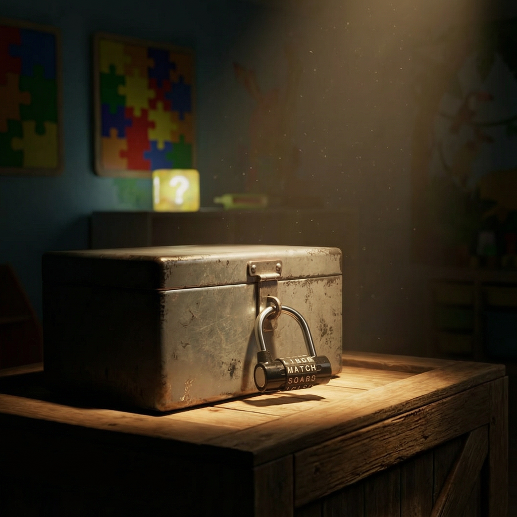 5-Letter Word Combination Padlock - Resettable Alphabet Lock(BE109)