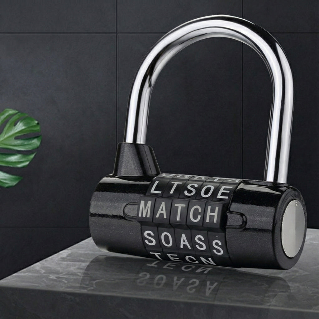 5-Letter Word Combination Padlock - Resettable Alphabet Lock(BE109)