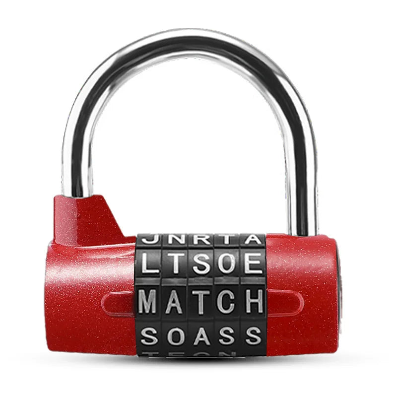 5-Letter Word Combination Padlock - Resettable Alphabet Lock(BE109)