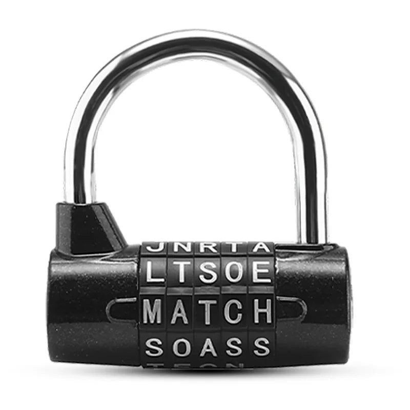 5-Letter Word Combination Padlock - Resettable Alphabet Lock(BE109)