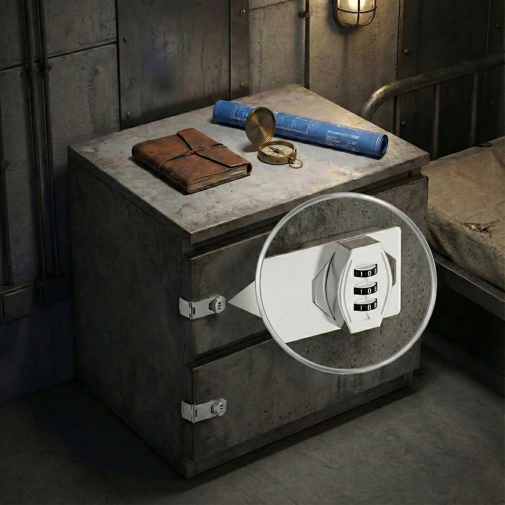 3-Digit Cabinet Lock - Anti-Accidental Reset(BE111)