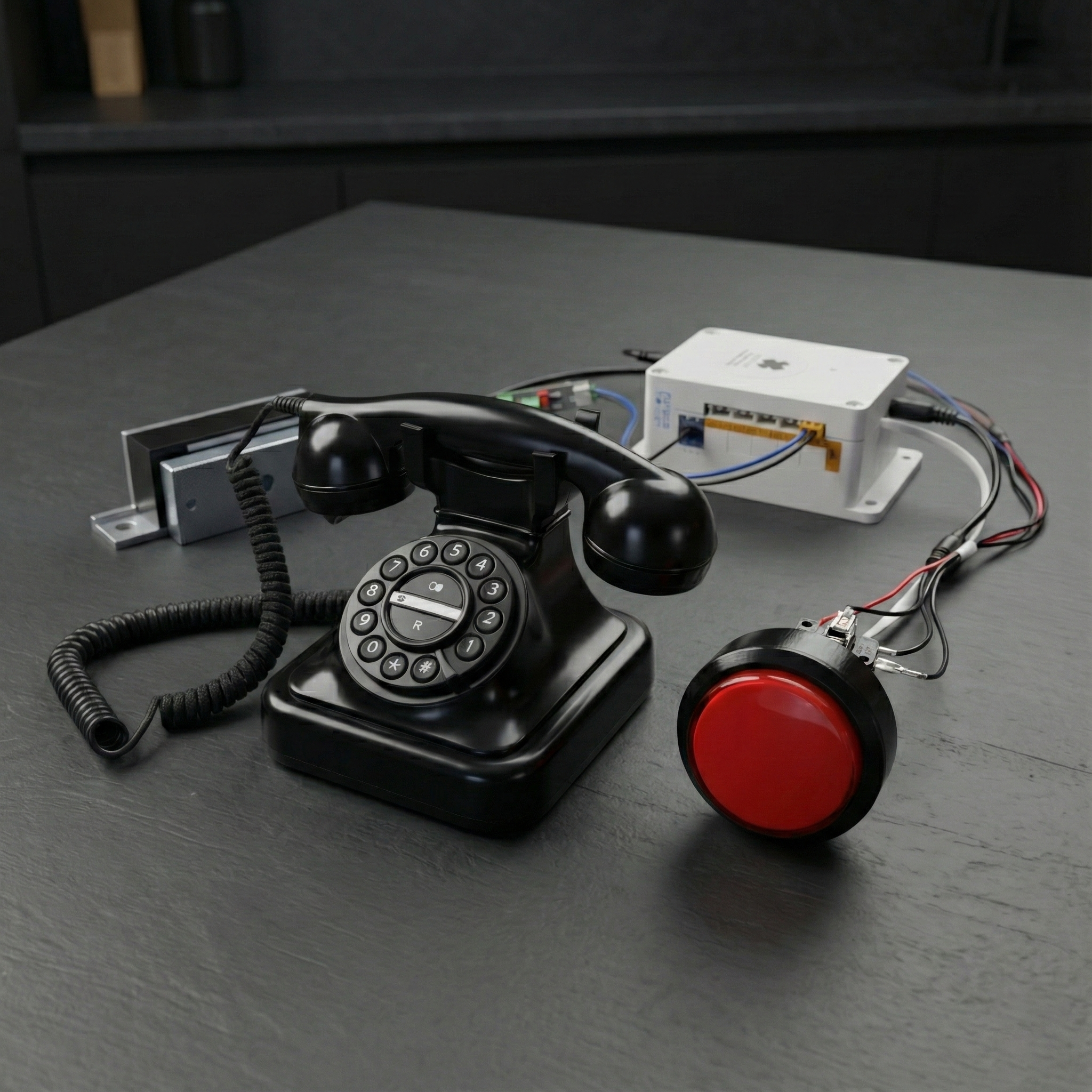 Escape Room Telephone Puzzle - Dial Number to Unlock Prop(DM104）