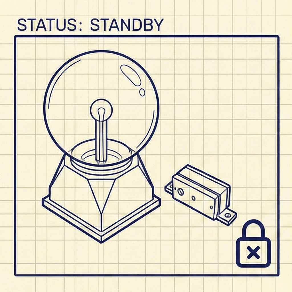 Plasma Orb Touch Puzzle Kit - Escape Room Prop(DM107)
