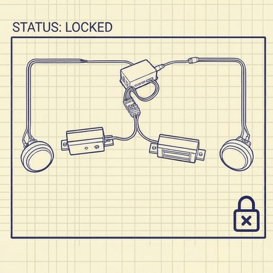 Dual Button Choice Prop - "The Dilemma" Split Path Controller(DM110)