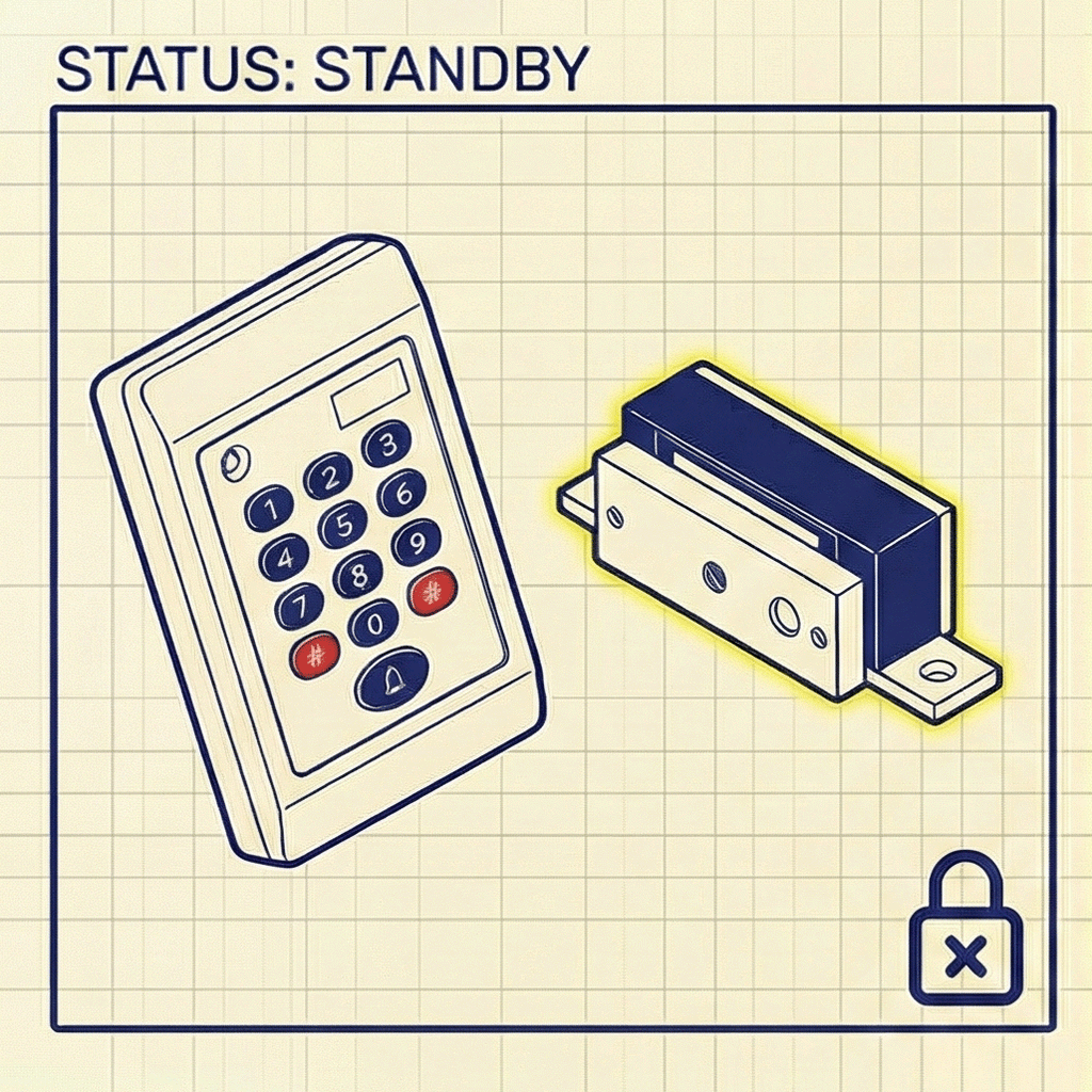 Standalone Access Control Keypad for Escape Rooms(DM115)
