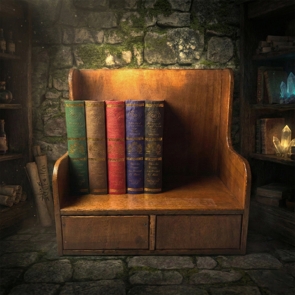 Magic Book Drawer Prop: 5-Book Sequence Puzzle(RP105)